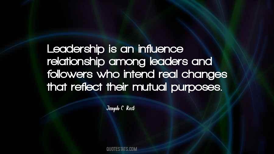 Quotes About Followers And Leaders #185601