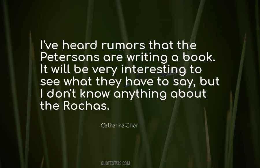 Quotes About Rumors About Me #1864510