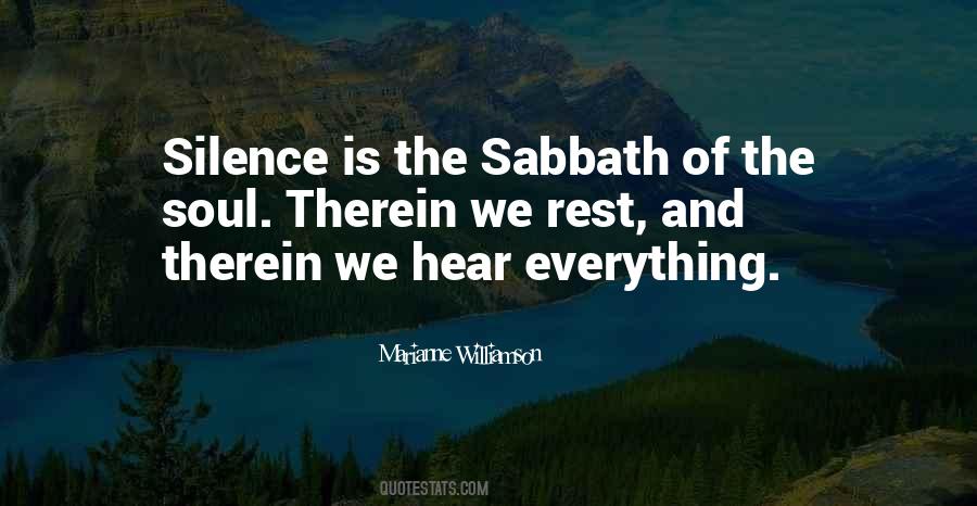 Quotes About Sabbath Rest #120325