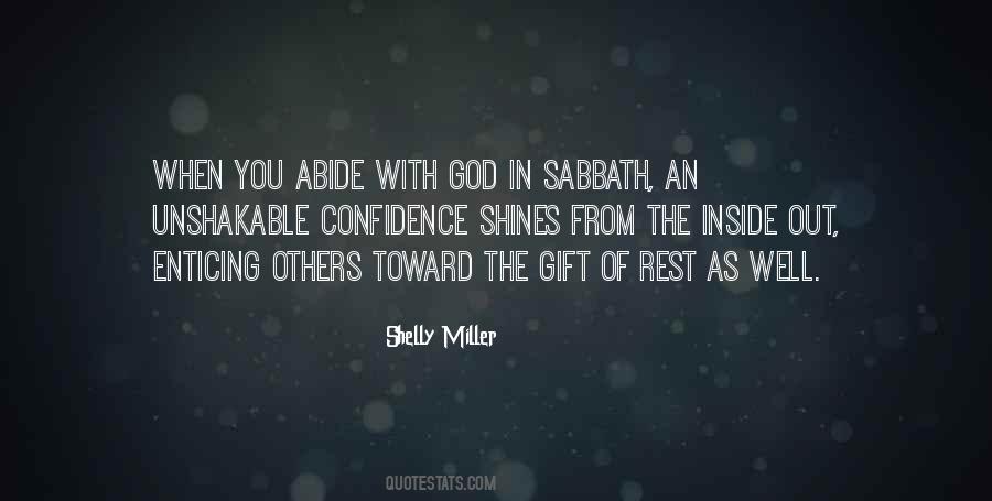 Quotes About Sabbath Rest #1352291