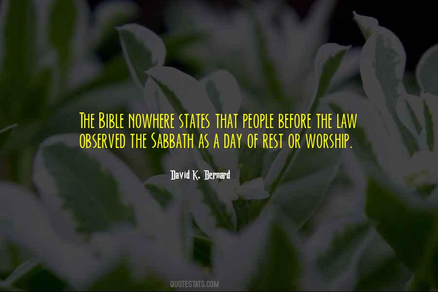 Quotes About Sabbath Rest #1636254