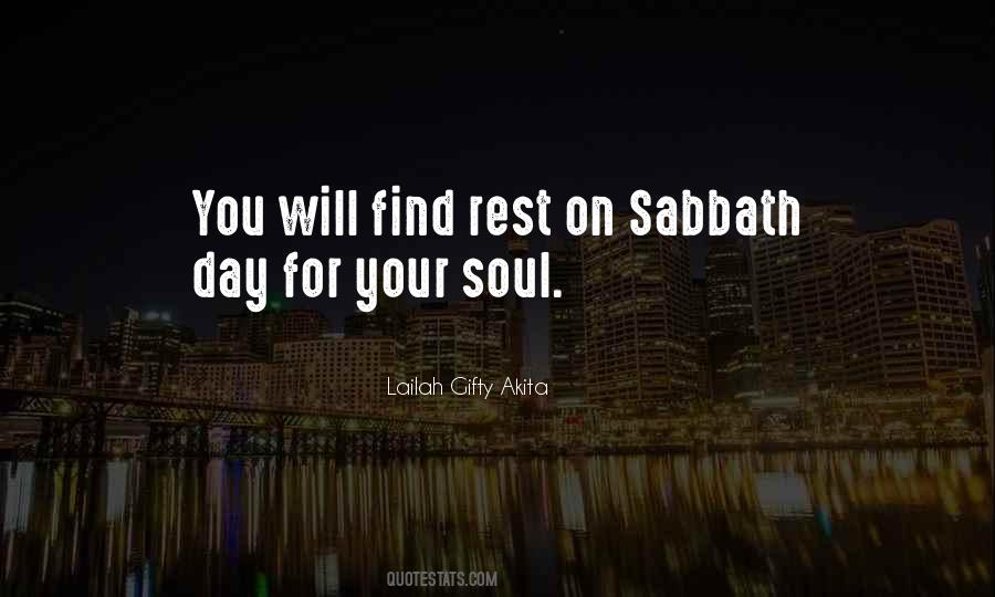 Quotes About Sabbath Rest #918193
