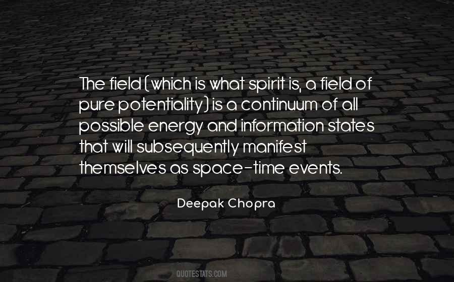 Quotes About Space Time Continuum #467435