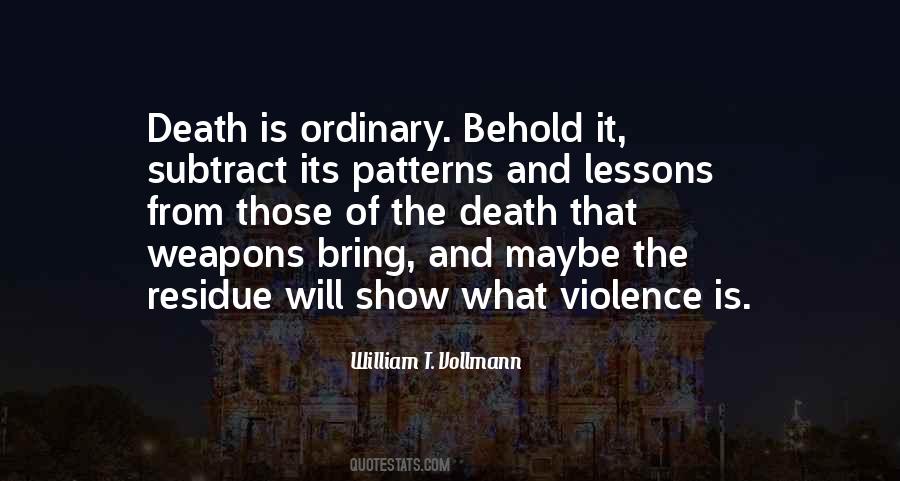 Quotes About Lessons From Death #1347289