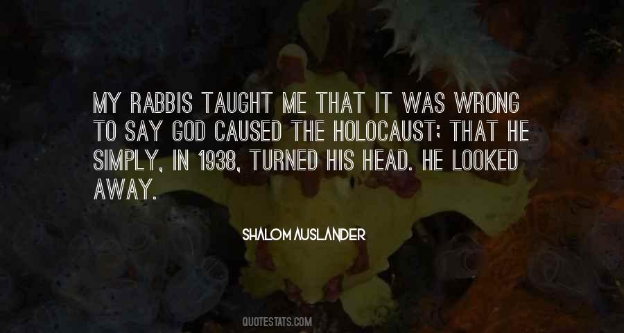 Quotes About Rabbis #1577910