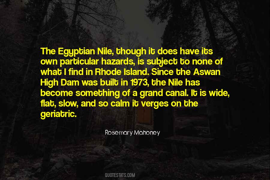 Quotes About The Nile #1252268