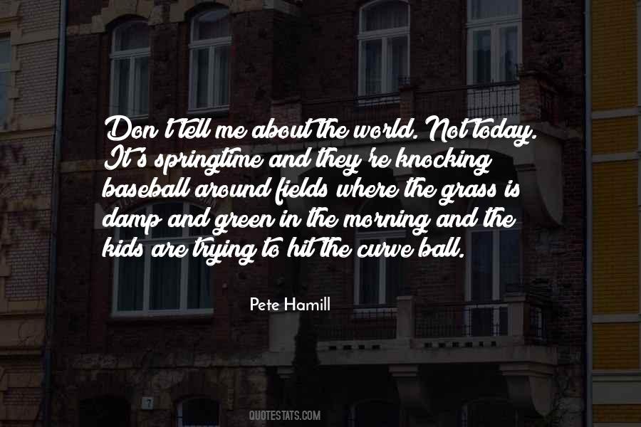 Quotes About Baseball Fields #553845