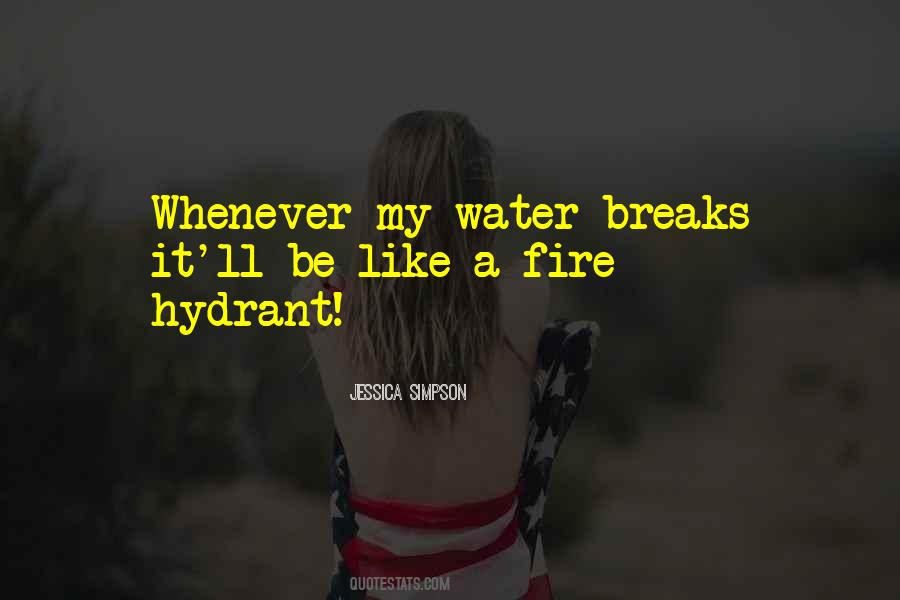 Quotes About Hydrant #147083