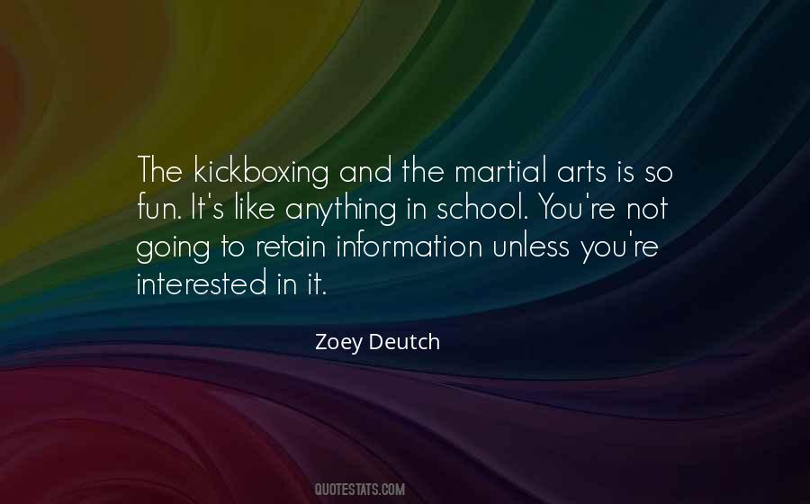 Quotes About Kickboxing #1191296