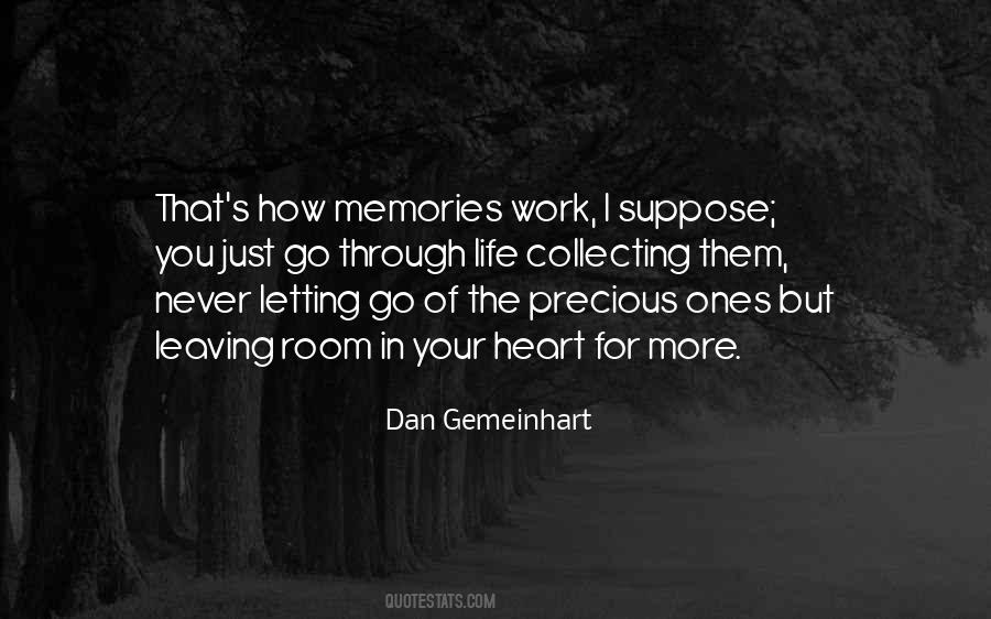 Quotes About Collecting Memories #1660811
