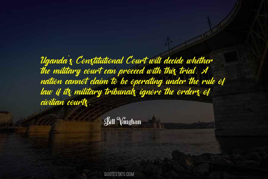 Quotes About Tribunals #1173751