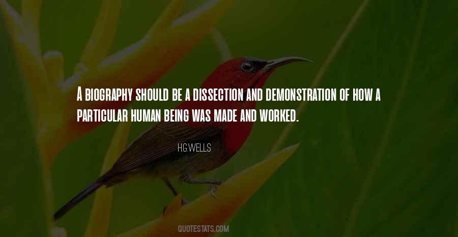 Quotes About Dissection #762134