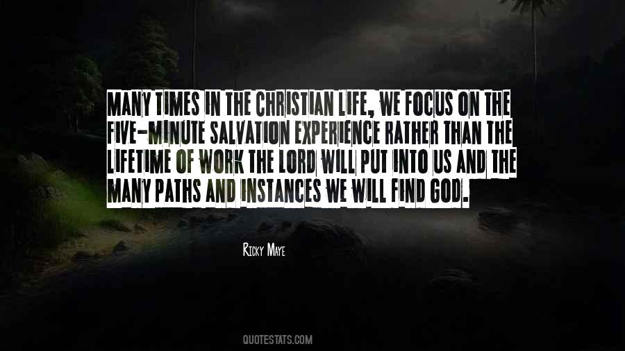 Christian Life Life Quotes #34910