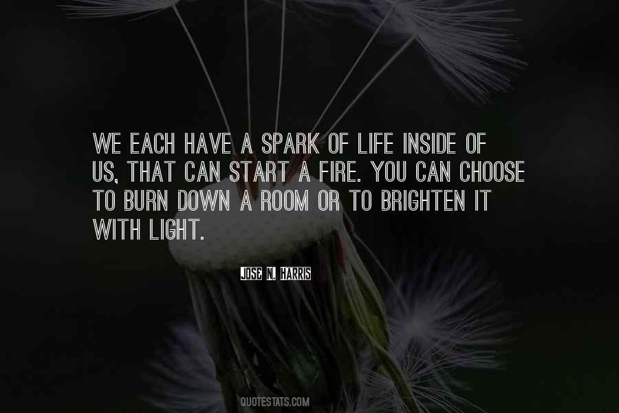 Spark Fire Quotes #1449067