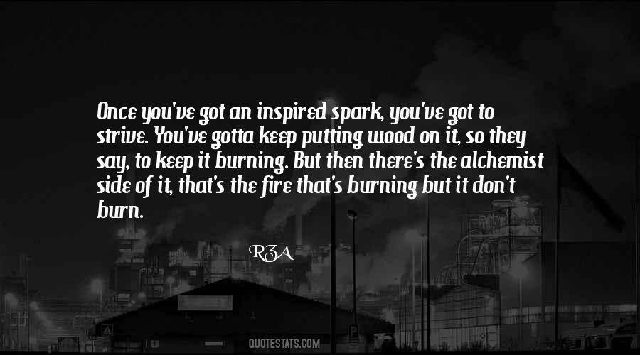 Spark Fire Quotes #601593