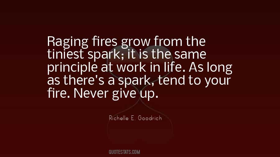 Spark Fire Quotes #640083