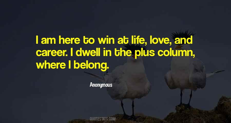 Quotes About Love And Career #140976