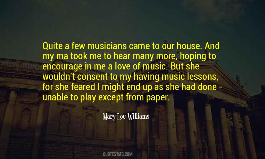 Quotes About Love Musicians #1630008