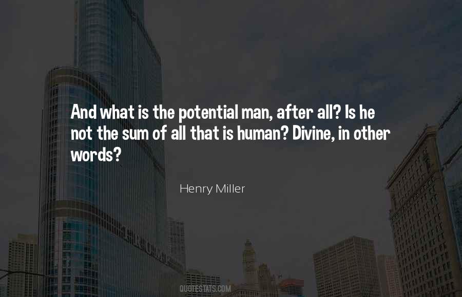 Human And Divine Quotes #338981