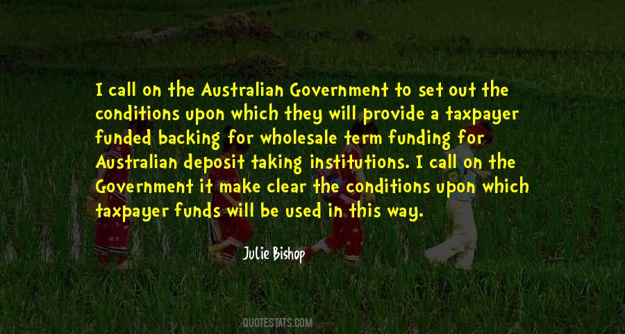 Quotes About Government Funds #1445943