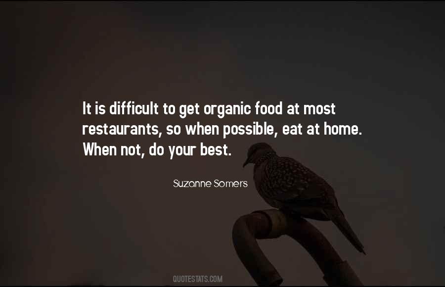 Eat Organic Quotes #211149