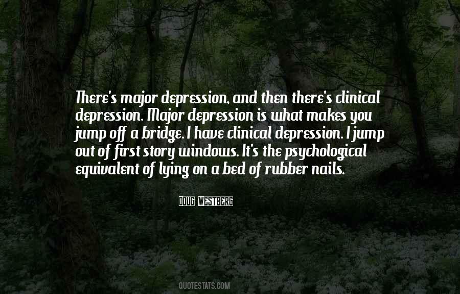 Quotes About Clinical Depression #594654