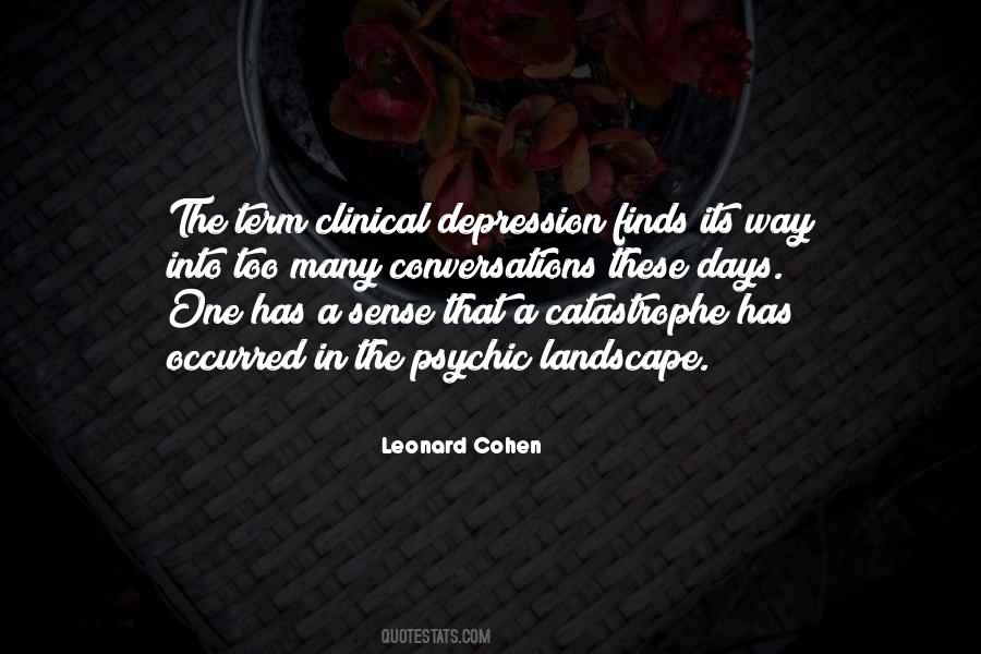 Quotes About Clinical Depression #928658