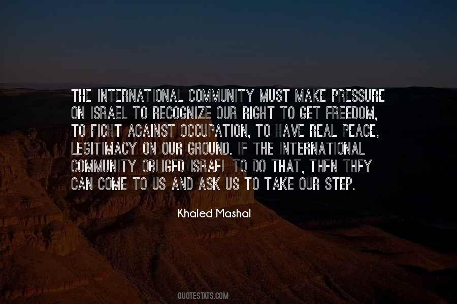 Israel Occupation Quotes #1805014
