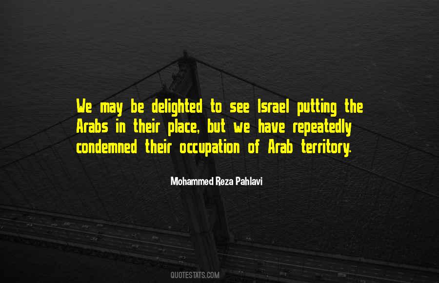 Israel Occupation Quotes #922441