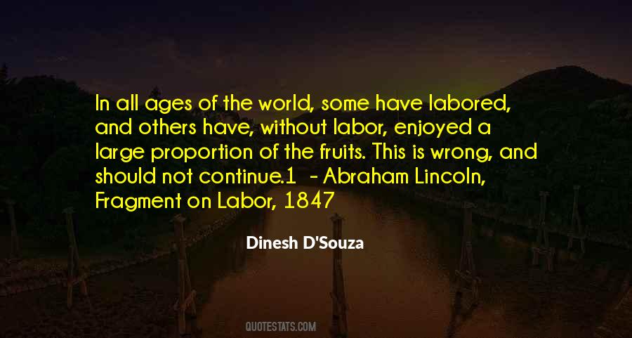 Quotes About Fruits Of Your Labor #1433272