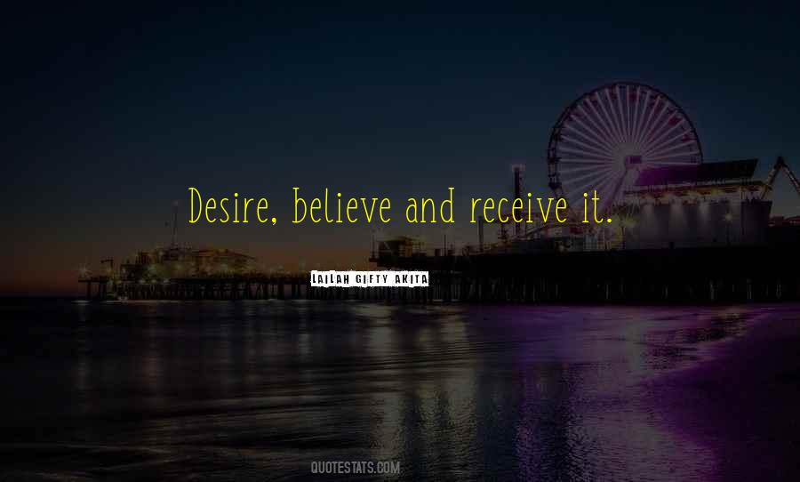 Desire And Faith Quotes #818014