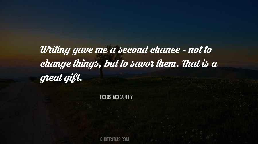Quotes About A Second Chance #425803