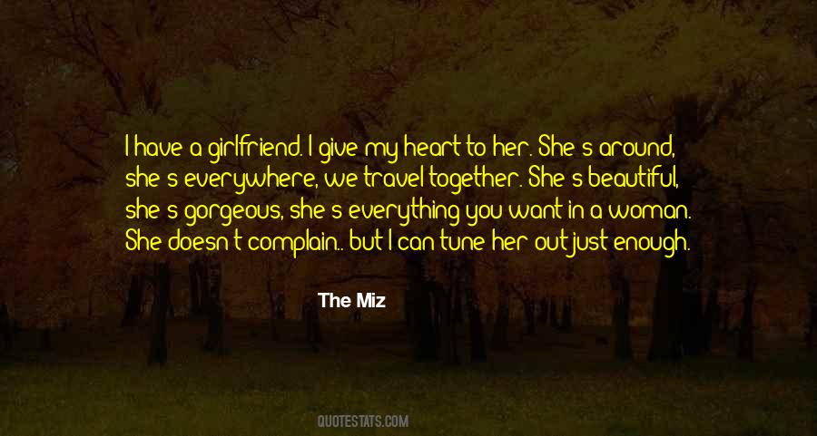 Quotes About A Beautiful Girlfriend #725971