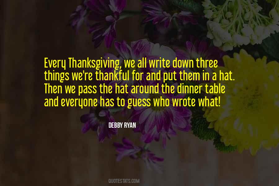 Quotes About Thanksgiving Dinner #293380