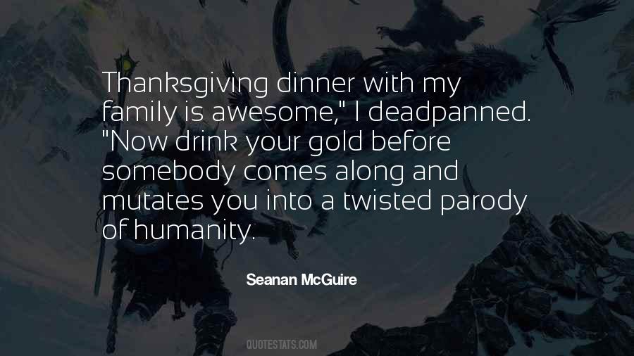 Quotes About Thanksgiving Dinner #313405