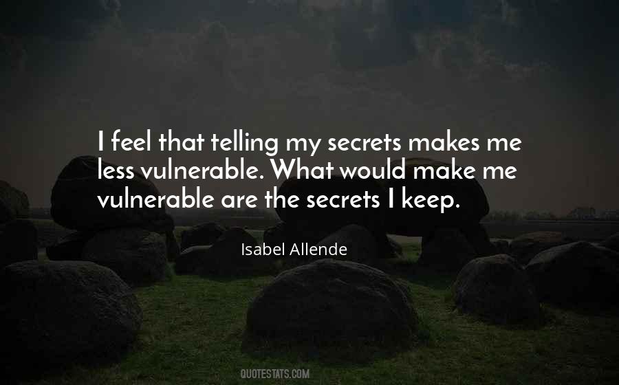 Quotes About Telling Secrets #128701