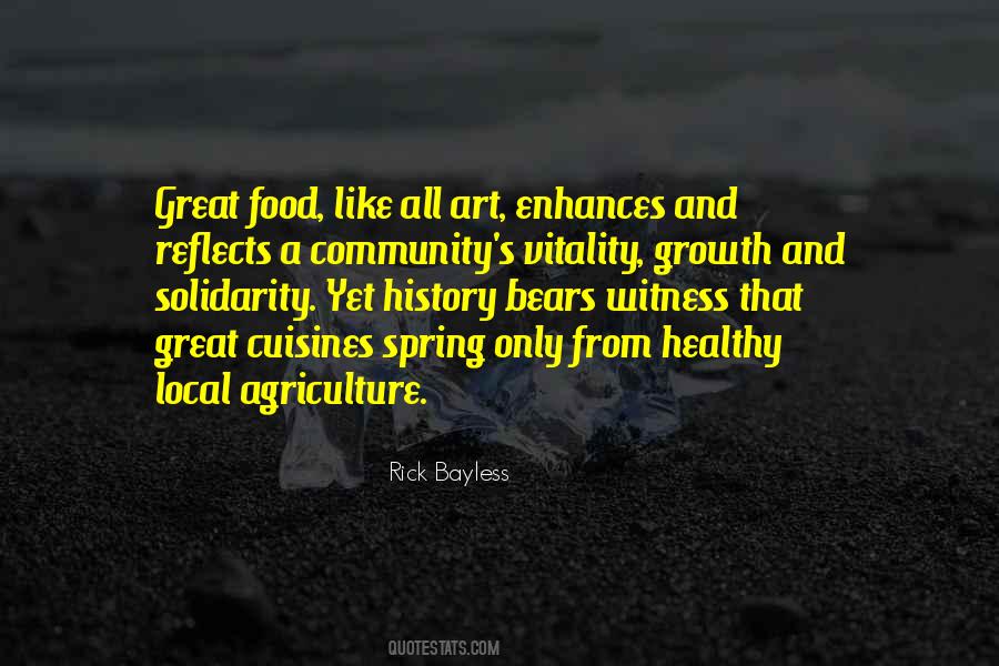 Quotes About Community And Food #1751331