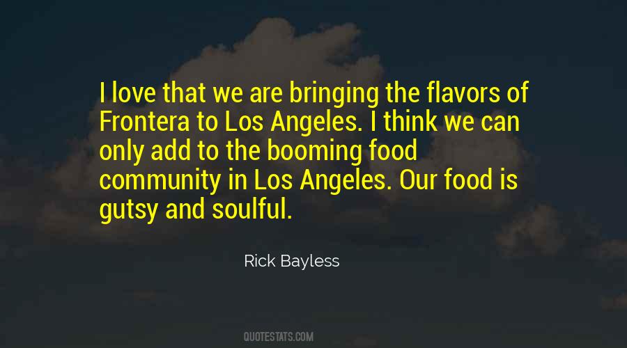 Quotes About Community And Food #802821