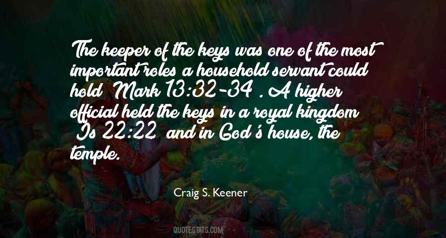 Quotes About Keys And God #1338987