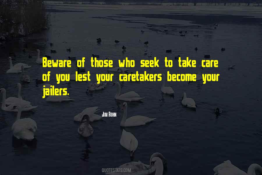 Quotes About Caretakers #1861390