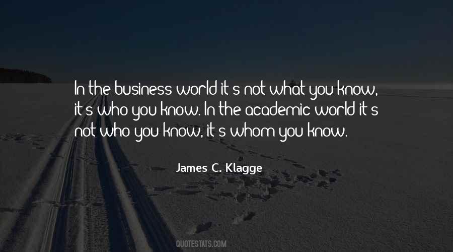 Quotes About Business World #122114