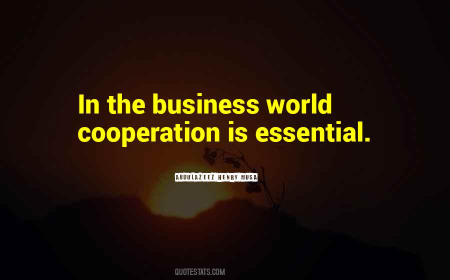 Quotes About Business World #1803739