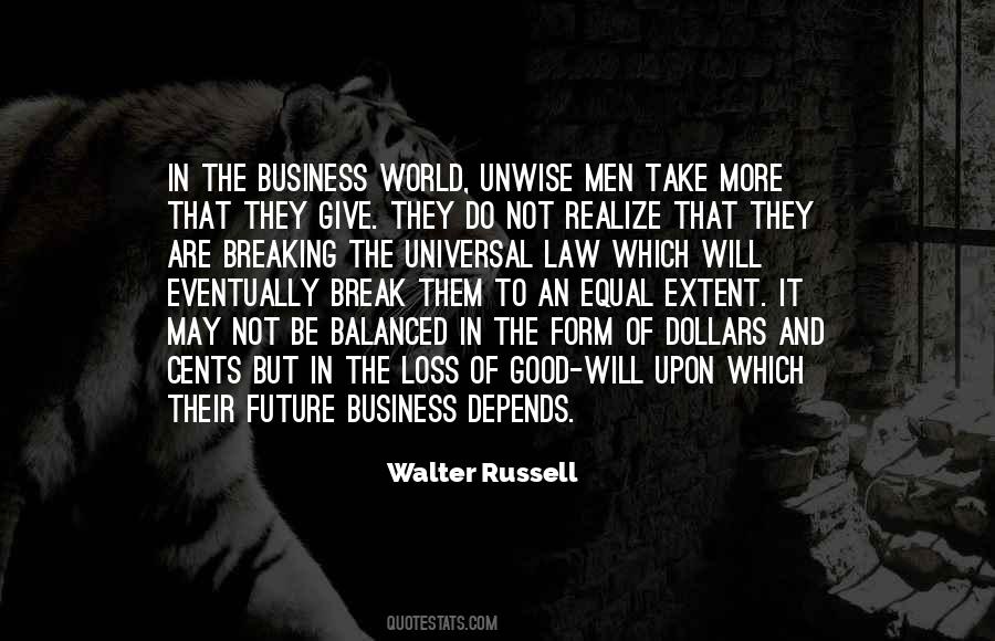 Quotes About Business World #1815498