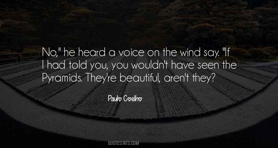 Quotes About A Beautiful Voice #122374