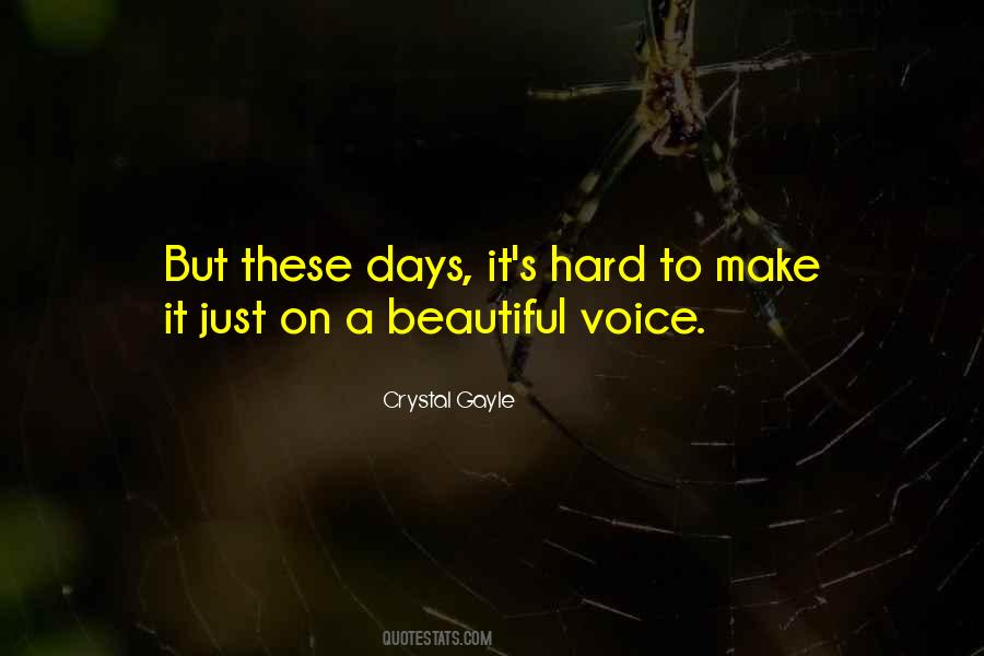 Quotes About A Beautiful Voice #178589