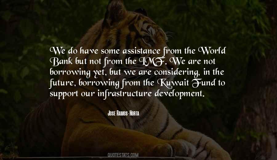 Quotes About Development Assistance #1091565