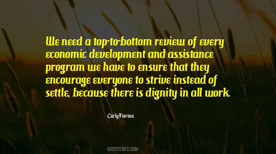 Quotes About Development Assistance #1790480