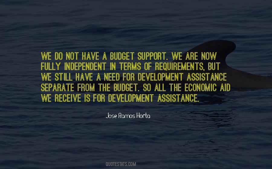 Quotes About Development Assistance #348258
