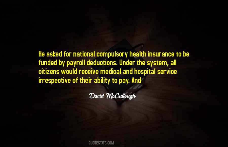 Quotes About National Health Service #642720