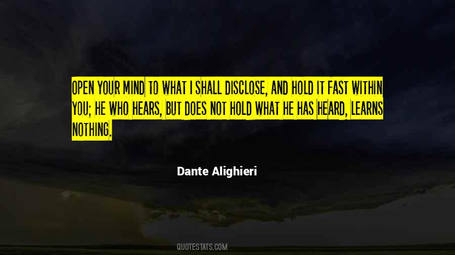 Quotes About What You Heard #207553